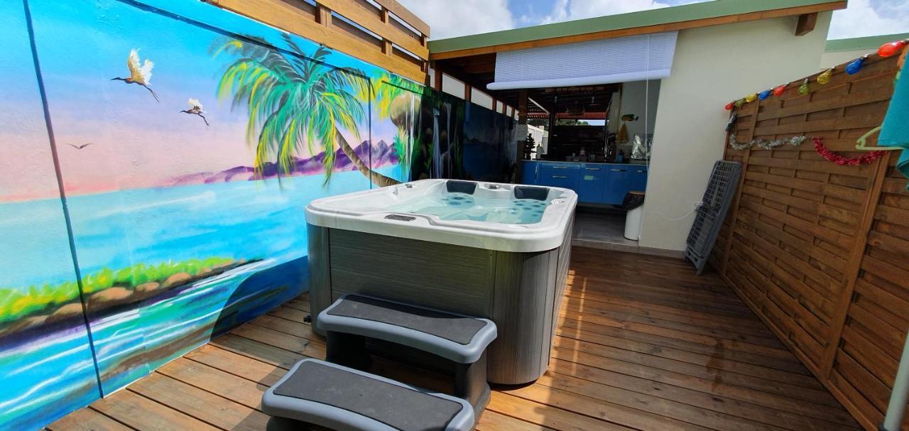 "Chez Claudia "Charmant Logement Avec Jacuzzi Privatif En Toute Intimite Sur Belle Terrasse Exterieure En Bois Et Piscine Courcelles Екстер'єр фото